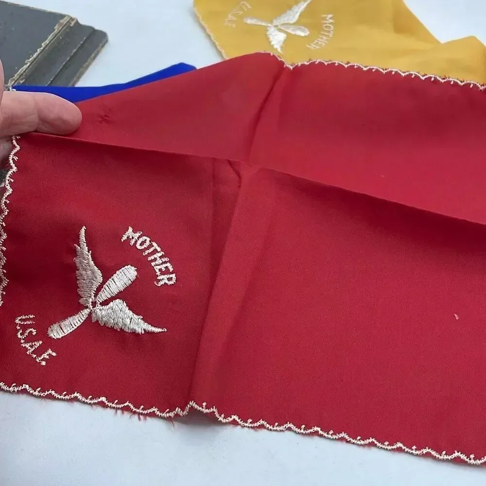 World war ll era sweetheart handkerchief. Army Air Force. Lot of 3